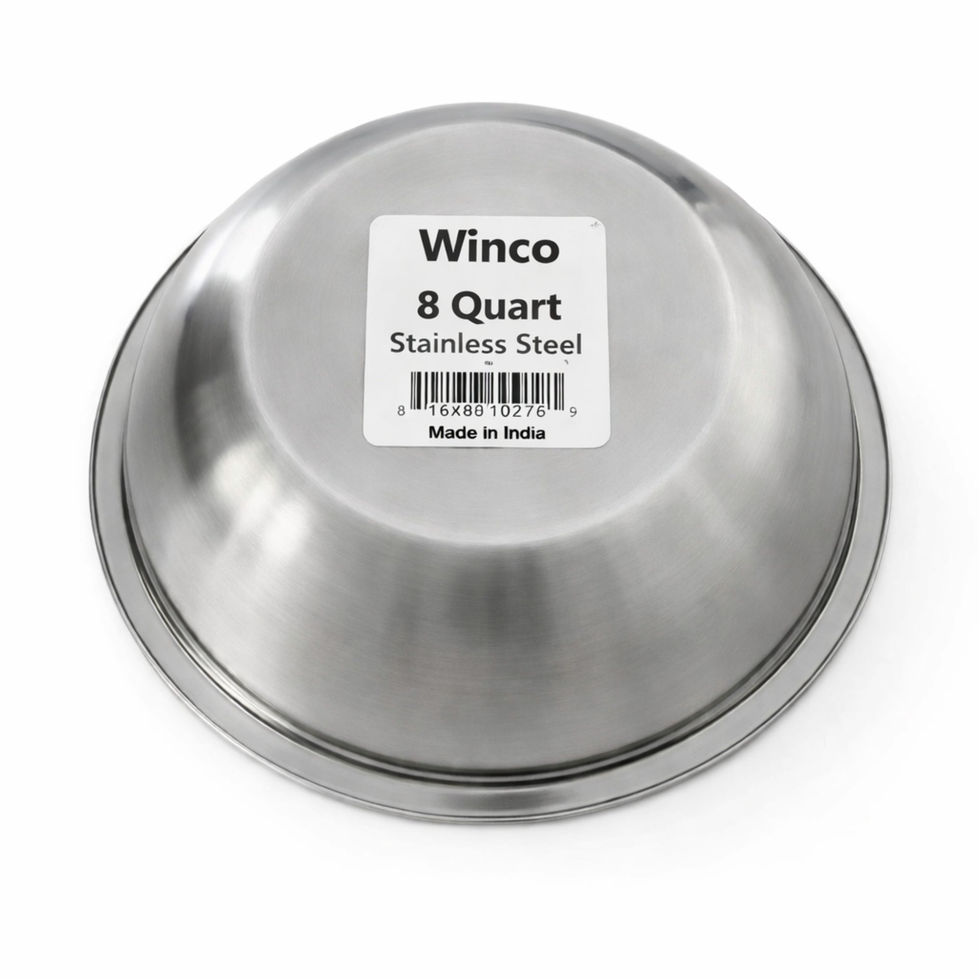 Winco 8-Quart Stainless Steel Mixing Bowl – Commercial Grade