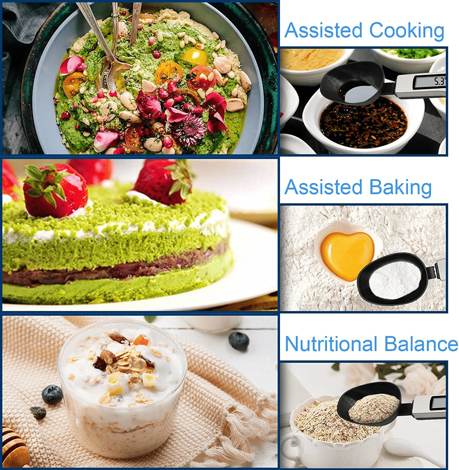 Digital Measuring Spoon Scale – Smart Kitchen Food Scale by Kassel Trade - Kassel Trade