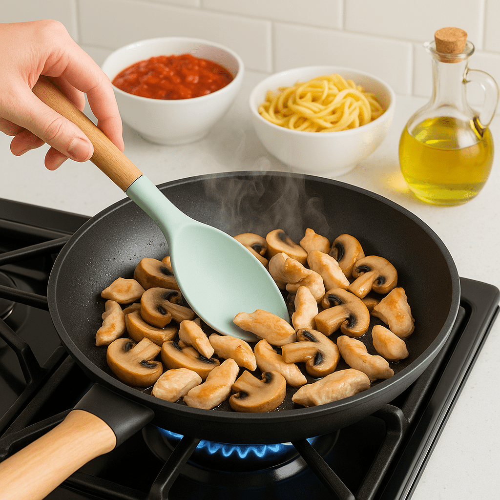 Kassel Trade™ Premium 11 - Piece Silicone Kitchen Utensil Set — Dishwasher Safe, BPA - Free, Eco Handles - Kassel Trade