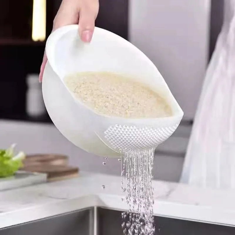 Rice Strainer and Drain Basket – BPA-Free Plastic Design
