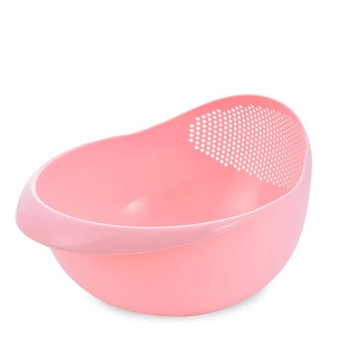 👉 Kassel Trade™ Rice Strainer & Drain Basket — Multi - Use Kitchen Colander (White) - Kassel Trade