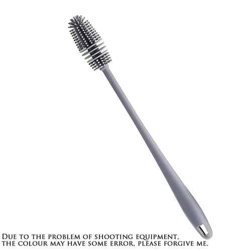 Kassel Trade™ Silicone Bottle Cleaning Brush – Long Handle, Soft Bristles