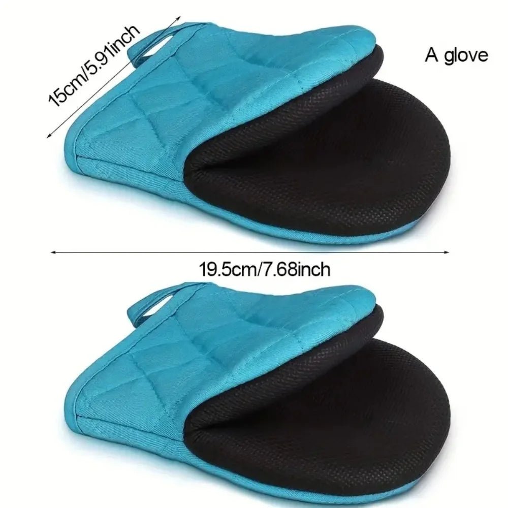 Kassel Trade™ Silicone Oven Mitts – Heat - Resistant 500°F | Non - Slip Grip & Hanging Loop - Kassel Trade