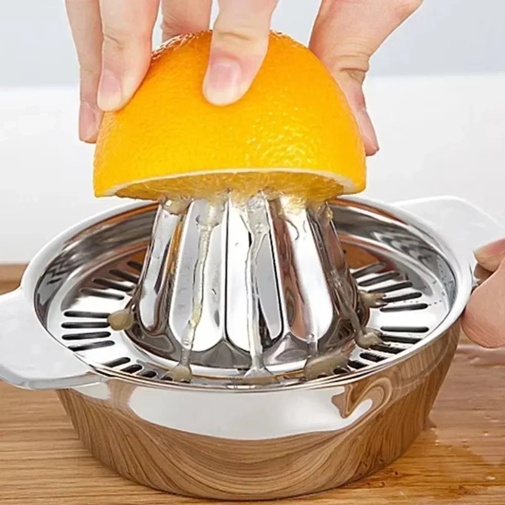 Kassel Trade™ Stainless Steel Citrus Juicer – Durable Hand Lemon & Orange Squeezer for Fresh Juice - Kassel Trade