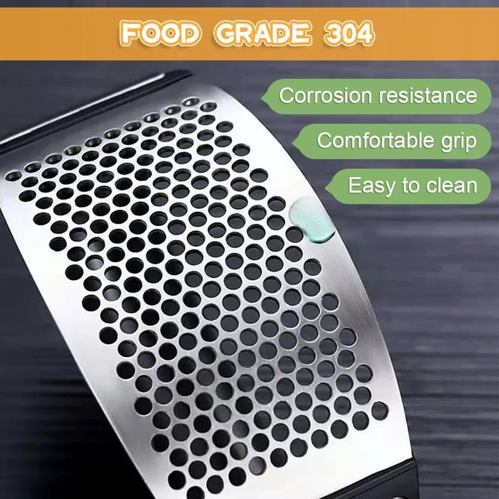 Kassel Trade™ Stainless Steel Garlic Press – Ergonomic Handle, Easy - Clean Manual Crusher for Garlic & Ginger - Kassel Trade