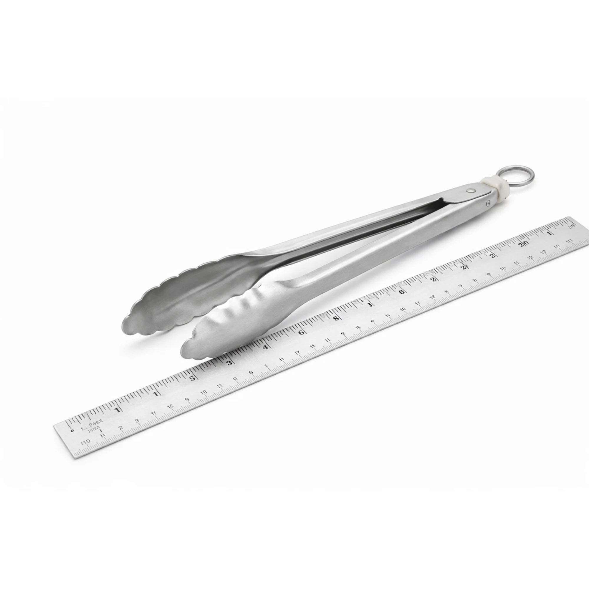 Winco 9-Inch Heavyweight Stainless Steel Utility Tongs, Commercial Grade