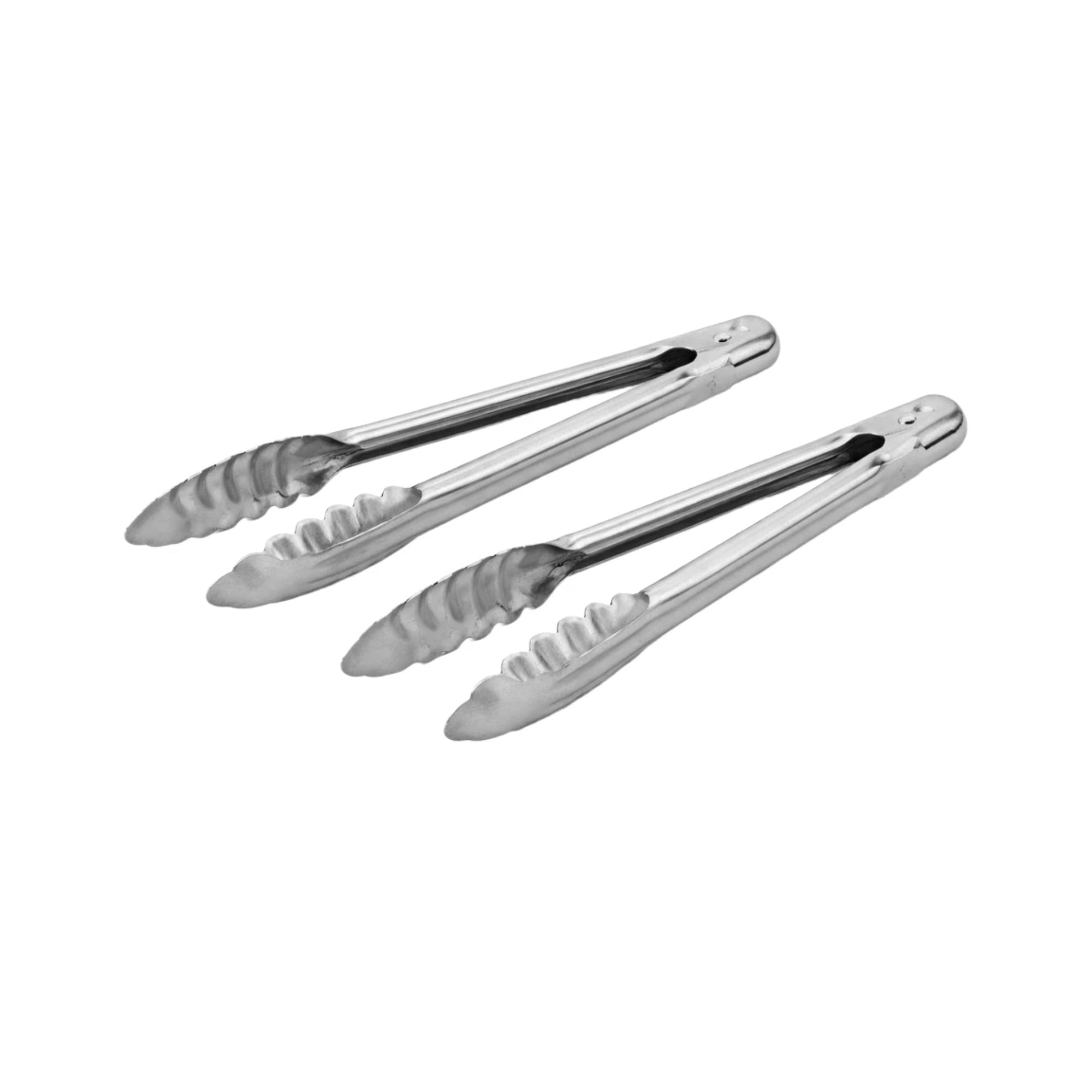 Winco 12 - Inch Heavyweight Stainless Steel Utility Tongs, Commercial Grade - Kassel Trade