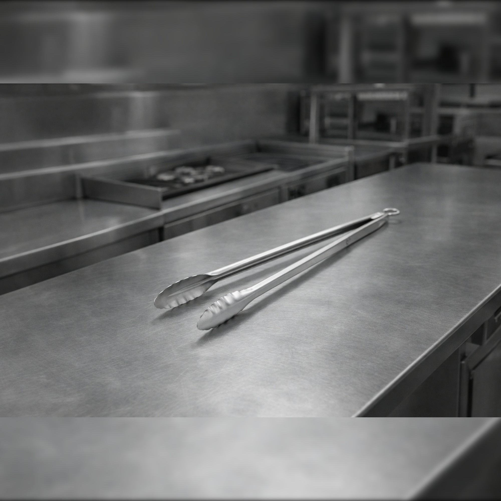 Winco 16 - Inch Heavyweight Stainless Steel Utility Tongs, Commercial Grade - Kassel Trade