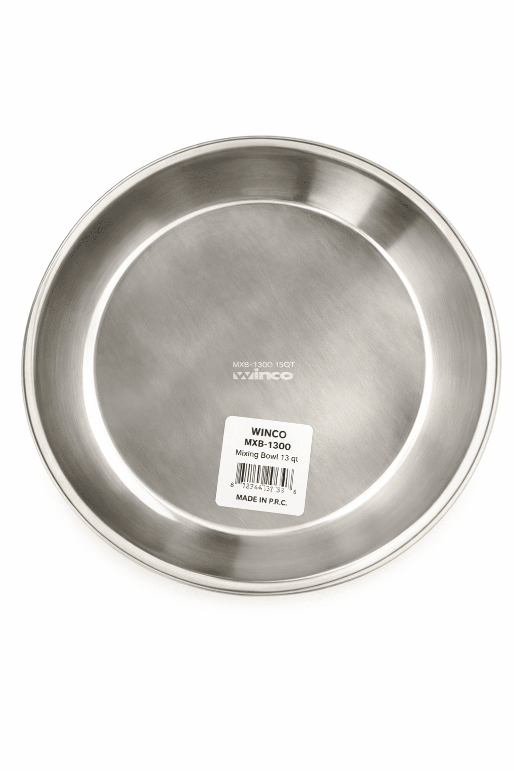 Winco MXB - 1300Q Stainless Steel Mixing Bowl – 13 Quart - Kassel Trade