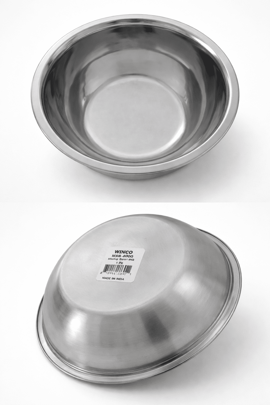 Winco MXB - 1300Q Stainless Steel Mixing Bowl – 13 Quart - Kassel Trade