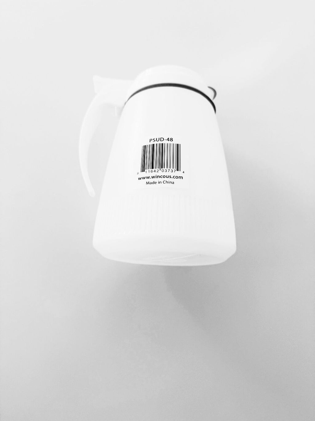 Winco PSUD - 48 48oz Plastic Syrup Dispenser with Lid – Commercial Grade - Kassel Trade