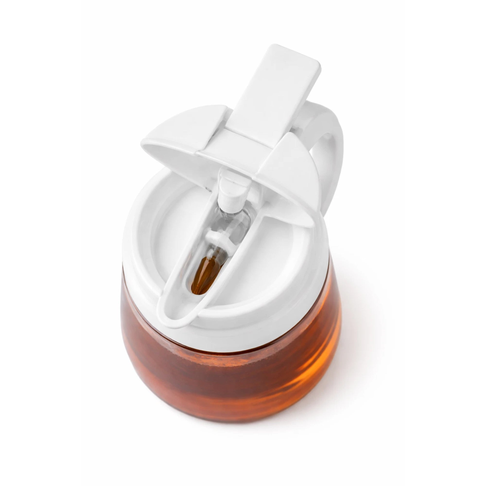 Winco PSUD - 48 48oz Plastic Syrup Dispenser with Lid - Kassel Trade