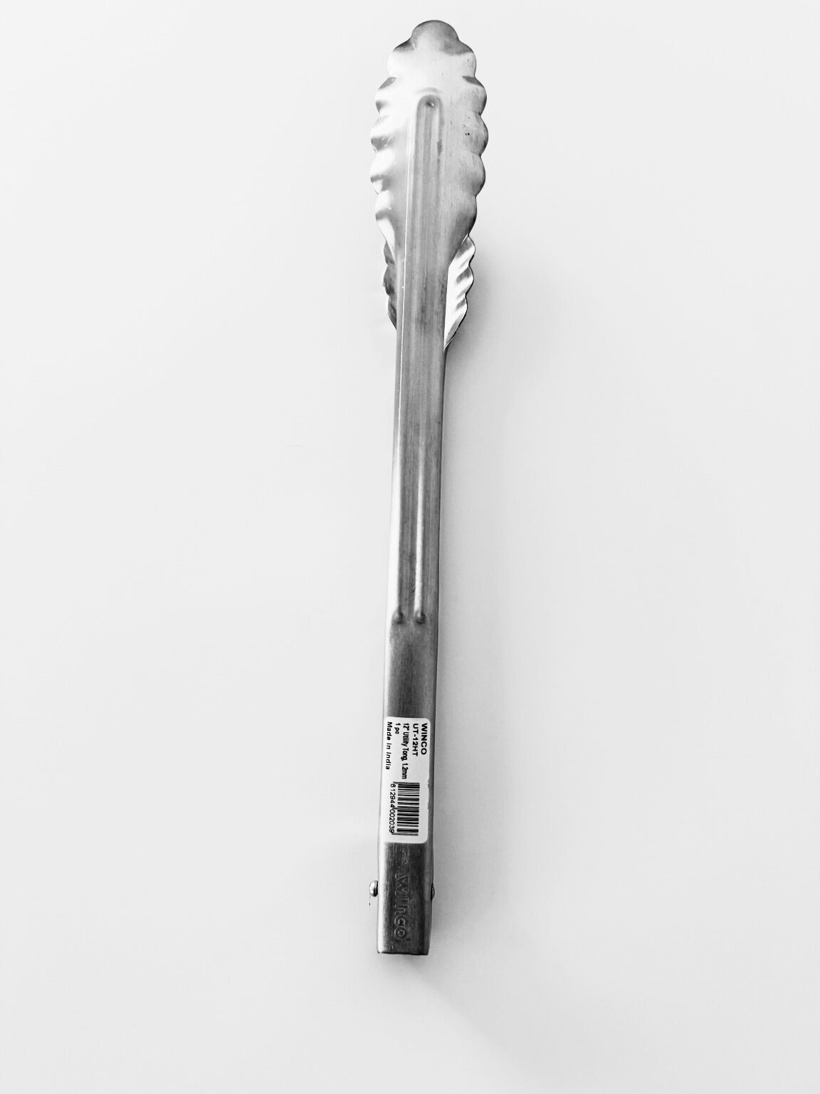 Winco UT - 12HT 12 - Inch Stainless Steel Utility Tongs, Extra Heavyweight 1.2 mm – 2 Pack - Kassel Trade