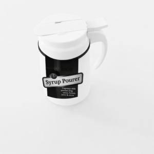 Winco PSUD-48 48 Oz Plastic Syrup Dispenser for Restaurants and Home Kitchens