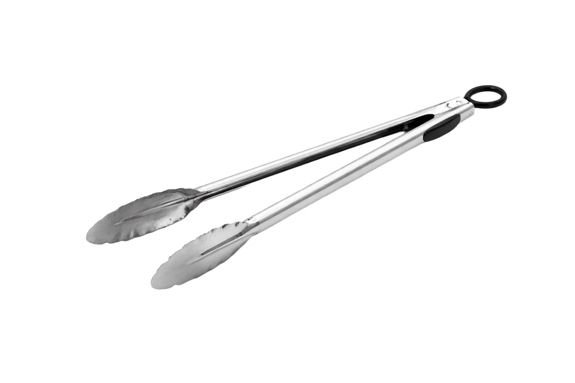 Winco UT-16 16" Stainless Steel Utility Tongs 2-Pack Heavyweight Commercial Kitchen Tongs - Image 2