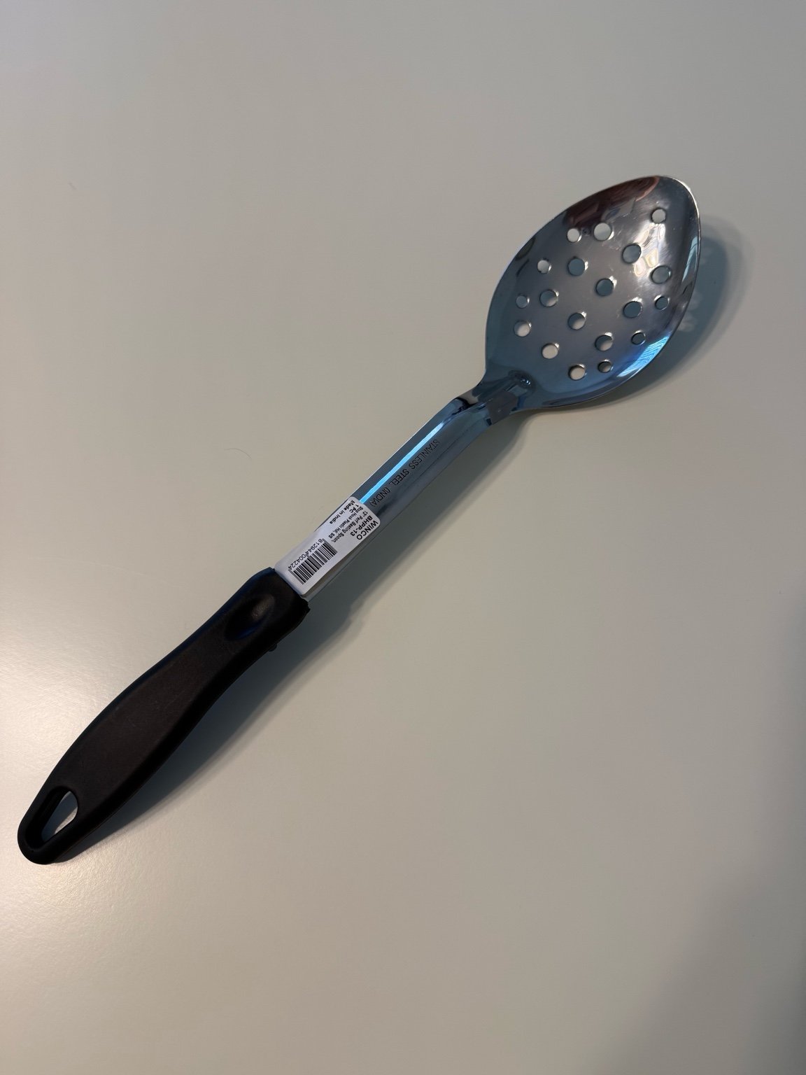 Winco BHPP-13 13" Stainless Steel Serving Spoon Commercial Kitchen Spoon - Image 5